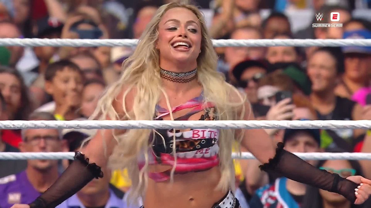 A #SummerSlam Three Amigos from LIV Morgan 💃 #SummerSlam is streaming RIGHT NOW on the ESPN App with ESPN Unlimited!