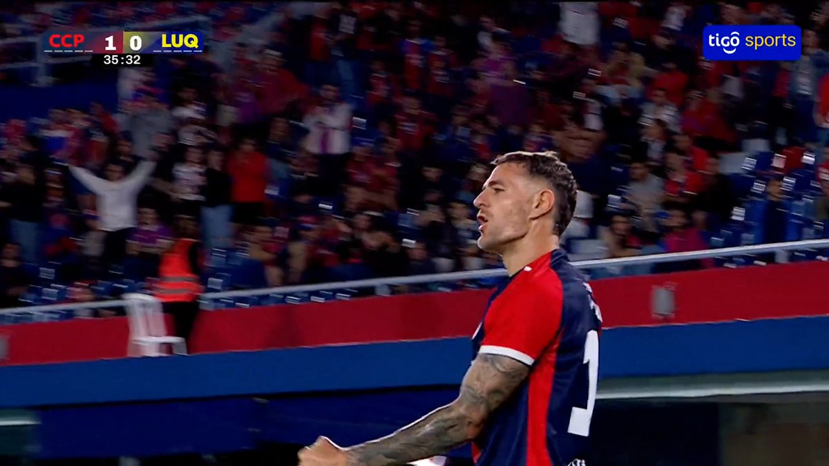 ⚽️¡APARECIÓ EL PIRATA! El segundo de Cerro Porteño lo convirtió Pablo Vegetti. 📺Tigo Sports ▶️Viví el #ClausuraAPF2026 por