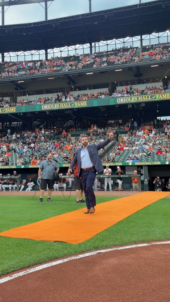 Crush's welcome back to Camden Yards! 👏