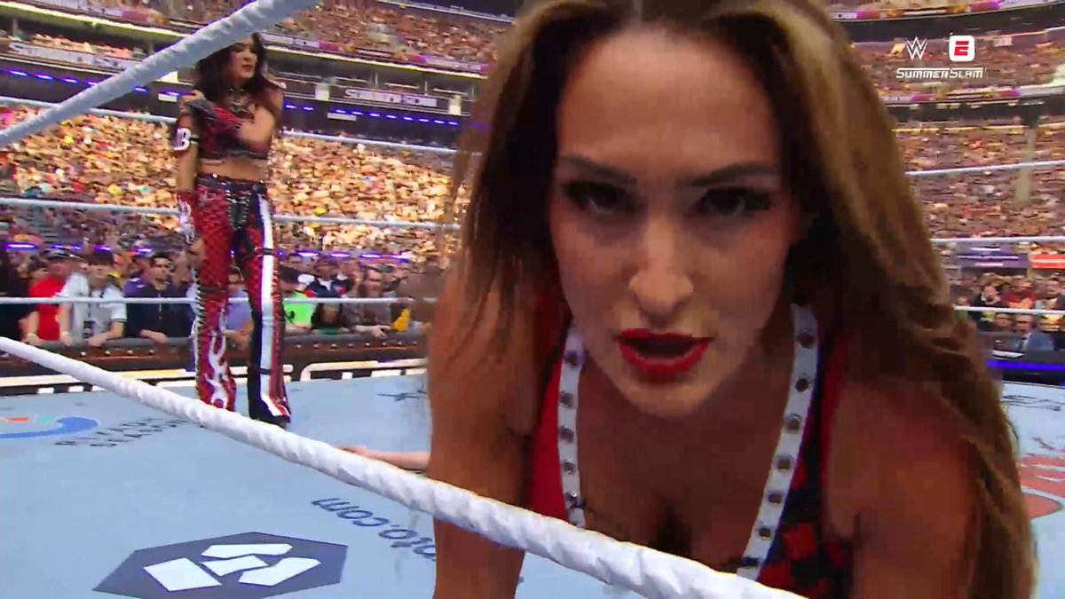 THE BELLA TWINS TURN ON PAIGE 😱 #SummerSlam LIVE on the ESPN App 🍿