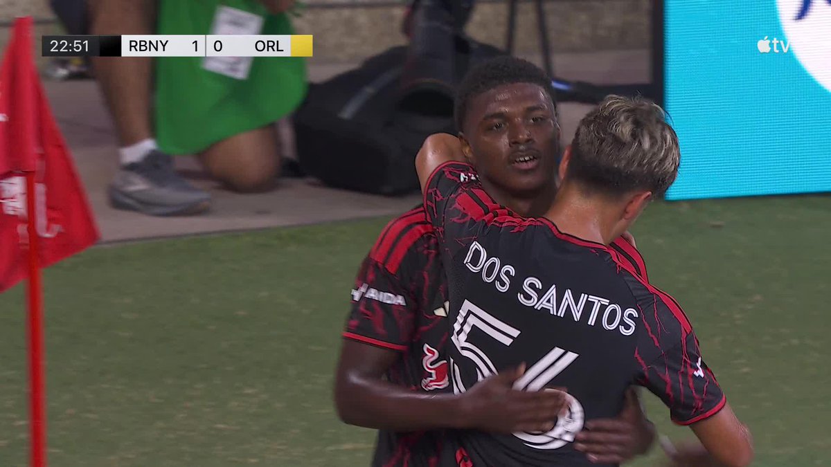 19-year-old Mijahir Jiménez scores his first MLS goal just 23 minutes into his first start for Red Bull New York! 👏