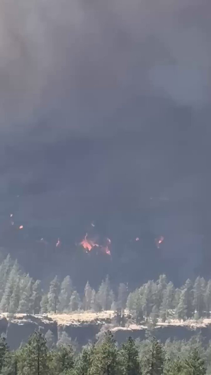 Evacuation orders issued for portions of Spokane, Washington as large wildfire approaches