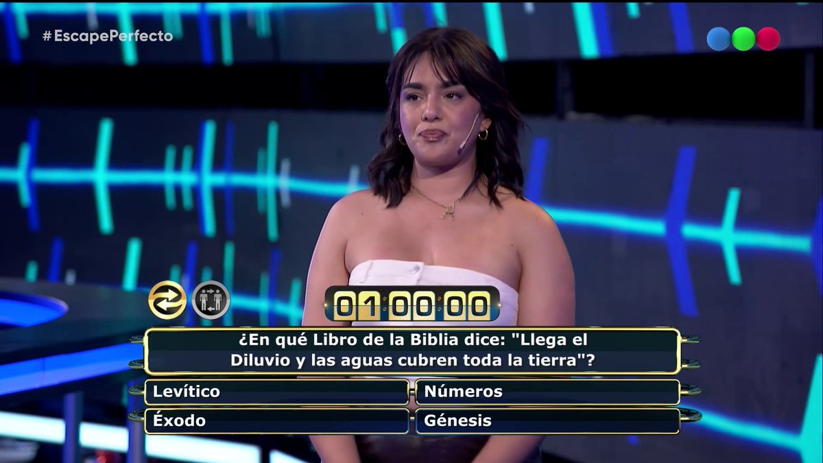 ¡Angela Leiva y Gastón Edul se animaron por todo y llegaron al minuto de juego! 👏🏻 Mira #EscapePerfecto por Telefe