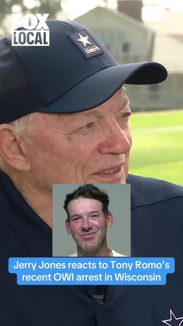 Jerry Jones breaks his silence on Tony Romo following Romo's recent OWI arrest in Wisconsin. Dallas Cowboys owner Jerry Jones tells FOX 4's Mike Doocy and Sam Gannon that he has spoken with Romo and believes the former Dallas quarterback has what it takes to overcome adversity. Watch what Jerry Jones had to say...