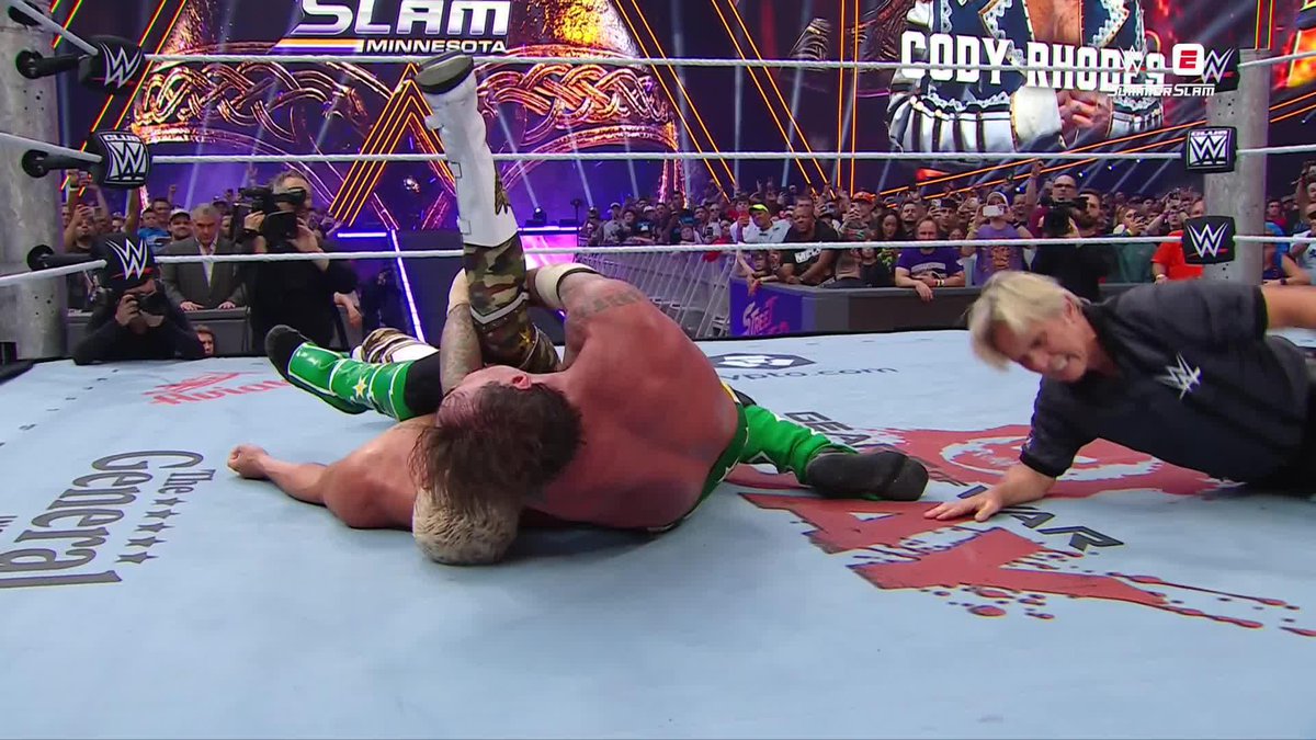 AND STILL! VICTORY FOR CM PUNK AT #SUMMERSLAM