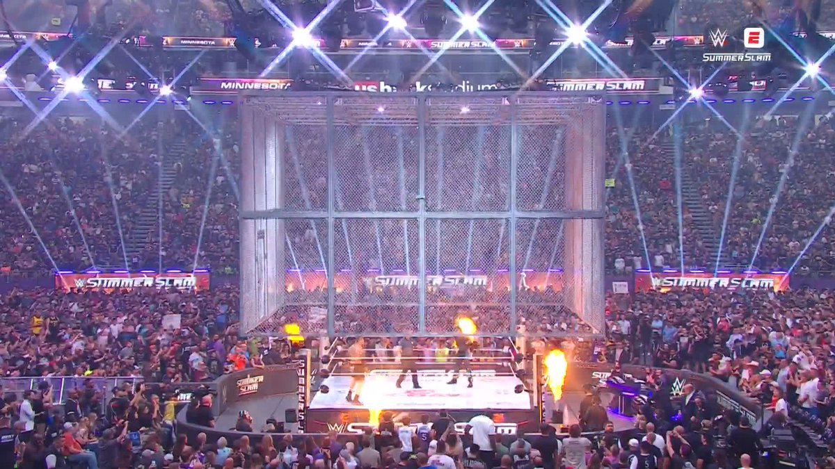 HERE COMES THE CELL ⛓️ #SummerSlam