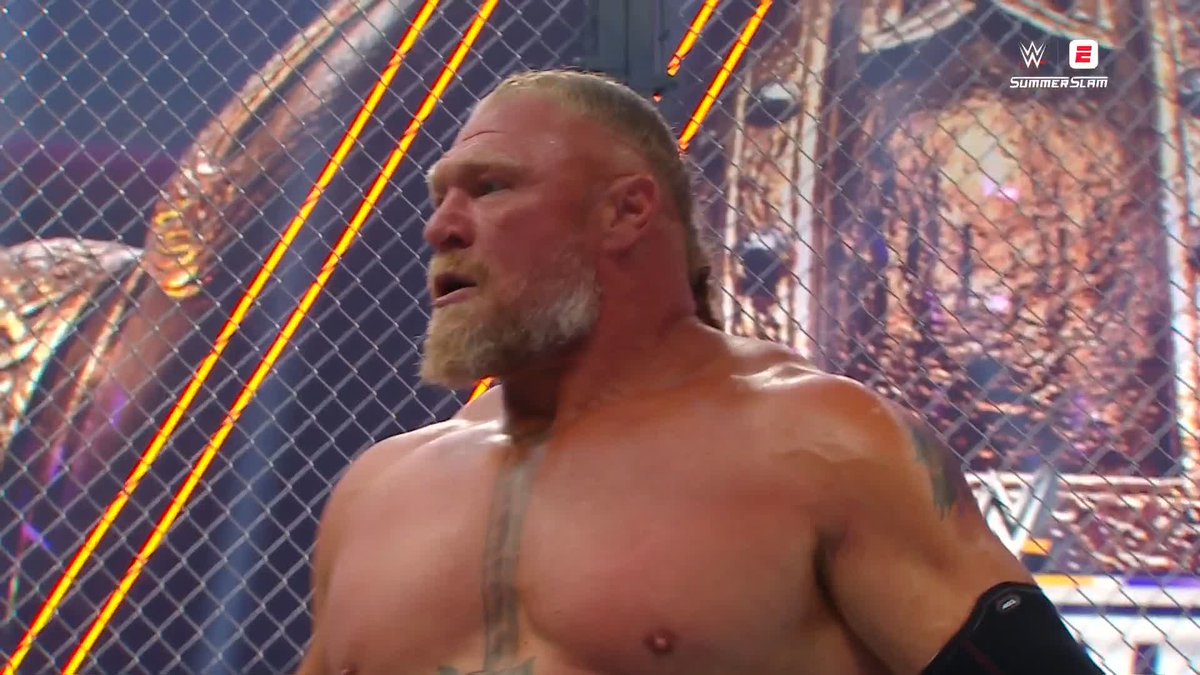 Oba Femi just BOUNCED UP after Brock Lesnar took him to Suplex City 🤯