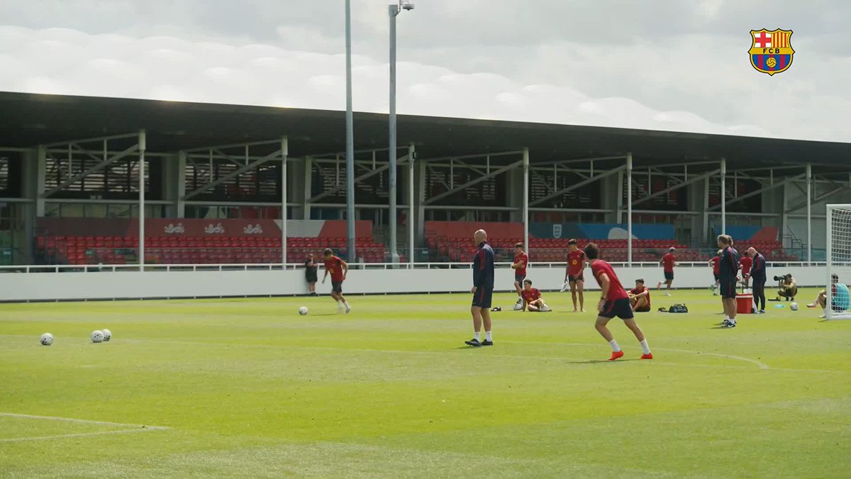 🏴󠁧󠁢󠁥󠁮󠁧󠁿 𝗘𝗻𝗴𝗹𝗮𝗻𝗱, 𝗗𝗮𝘆 𝟲. ▶️ See what happened at today's training camp on Barça Play: