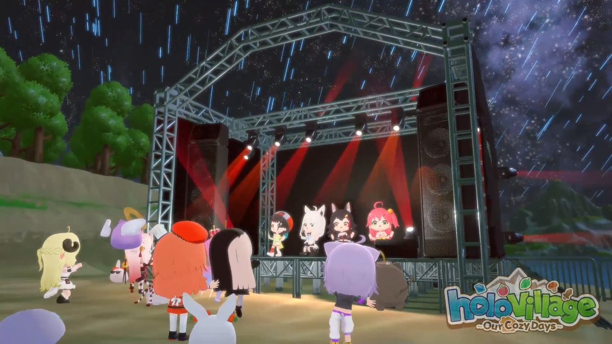 ✨Summer Major Free Update — Sneak Peek ①✨ Beach Area & Mini Lives🌴🎤 Looks like you can even jump into the lives!👀 Dream collabs between your oshi may also be in the works? More reveals coming soon. Update launches late August!✨ #holoVillage #holoIndie