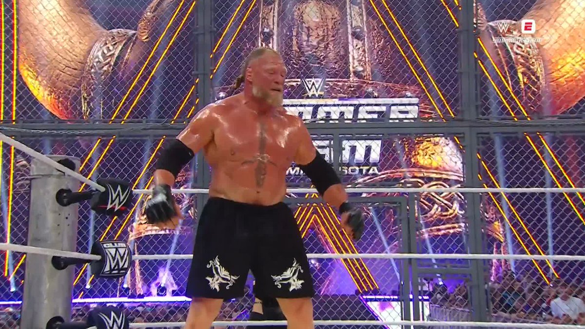 Brock Lesnar is RIPPING THE CANVAS APART 🤯
