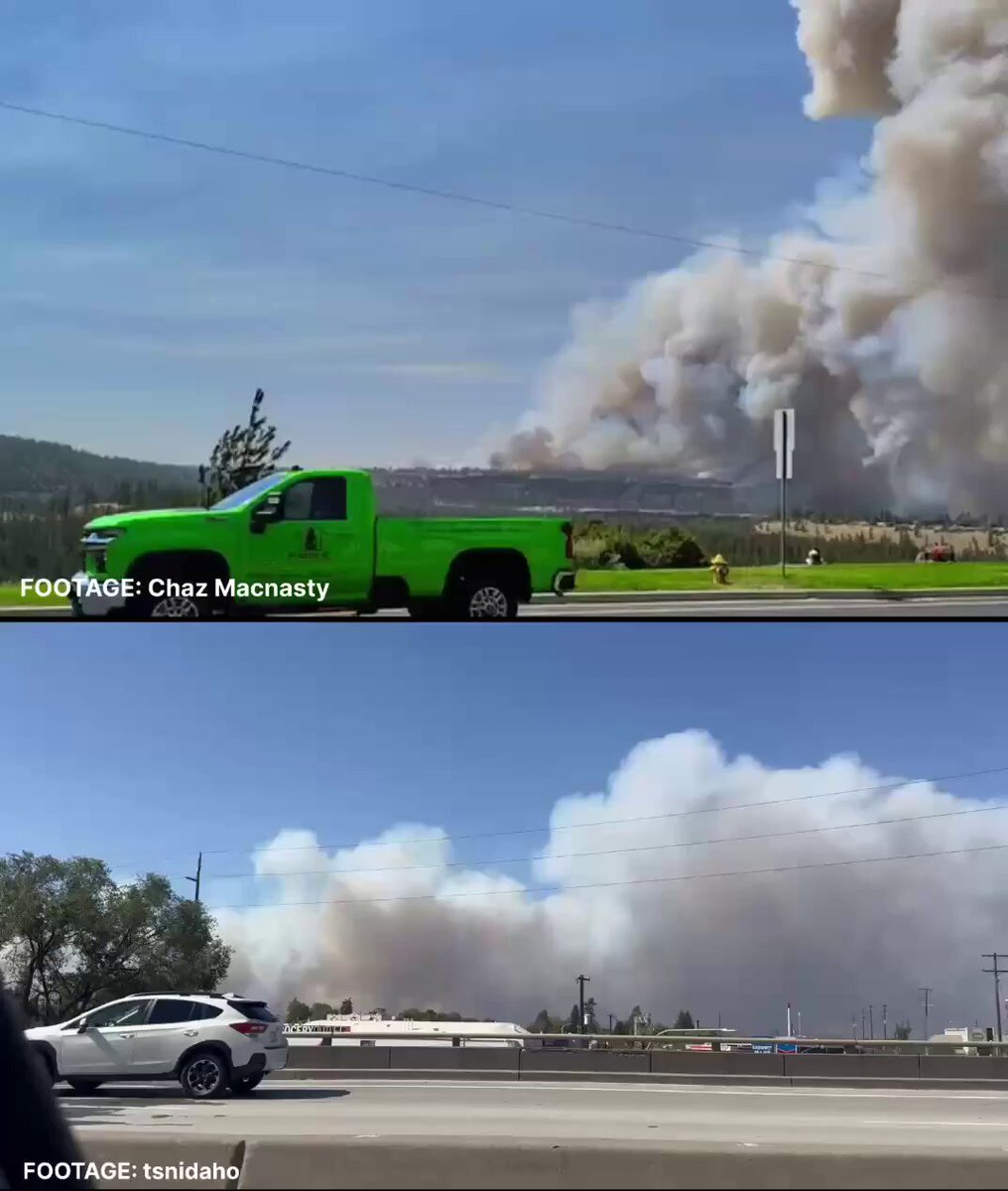 BREAKING: SPOKANE, Washington: Severe wildfires approaching northwestern Spokane have triggered urgent evacuation orders and left tens of thousands of residents without electricity. Emergency crews are battling both the huge blaze and widespread infrastructure fires, as power grid disruptions leave large swaths of the city in the dark. Authorities urge all residents in high-risk zones to heed immediate evacuation instructions. Reports of the Mobilization of the Washington National Guard to assist in stopping the Spokane wildfires.