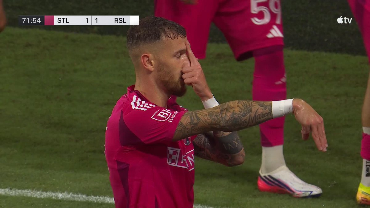 Instant impact ✨ Marcel Hartel equalizes for St Louis CITY SC! 📺 Apple TV:
