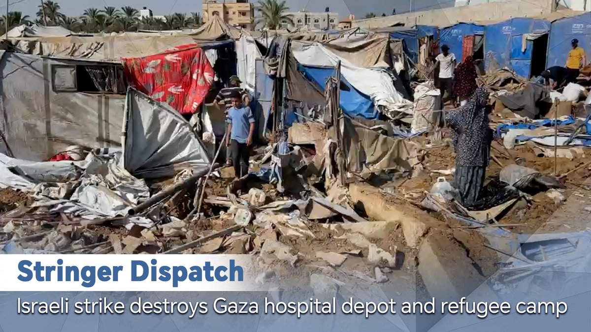 Stringer Dispatch: Israeli strike destroys Gaza hospital depot and refugee camp