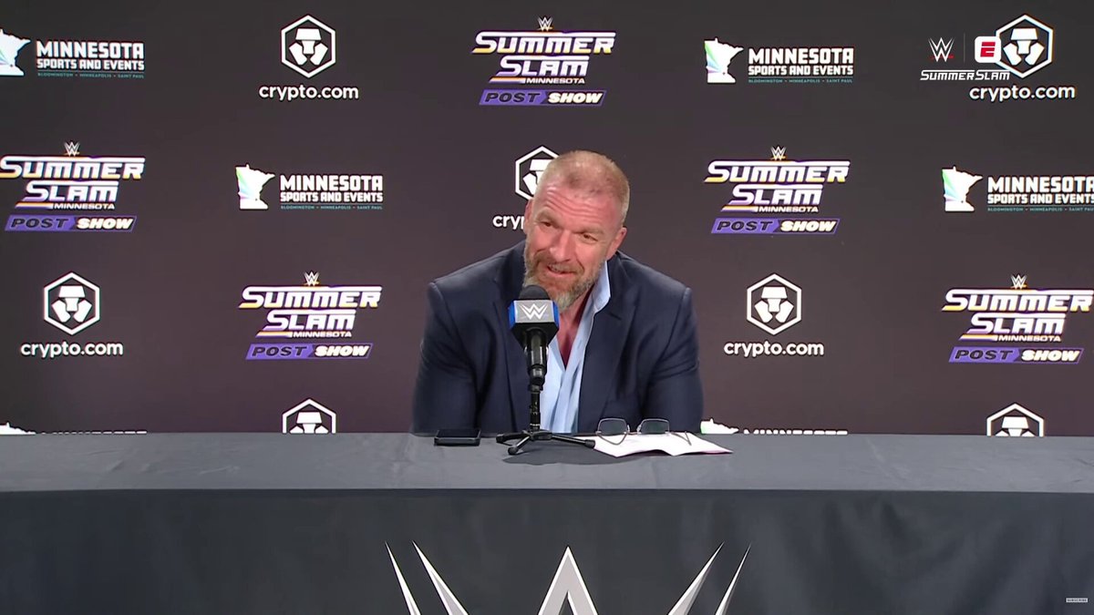 Jamie Iovine asked Triple H why WWE keeps pushing the same names instead of giving more of the roster a real shot. It’s a real question plenty of fans have been asking too.