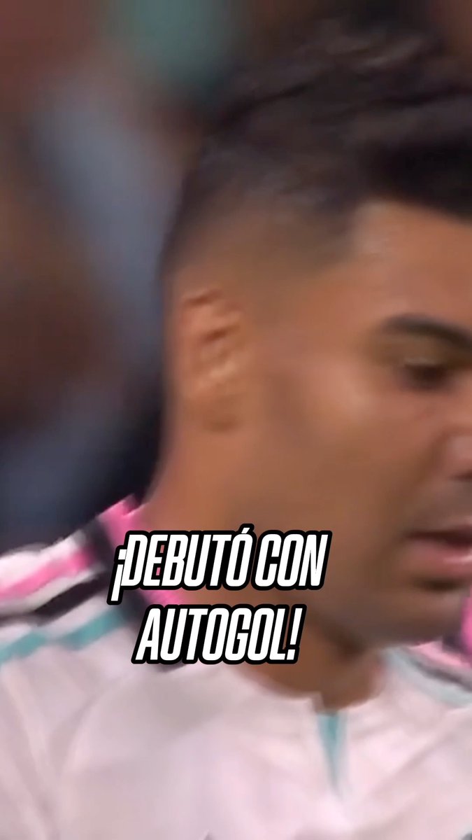 ¡NO FUE EL MEJOR DEBUT PARA CASEMIRO! El brasileño se estrenó en la MLS y lo hizo con autogol (🎥 MLS en APPLE)