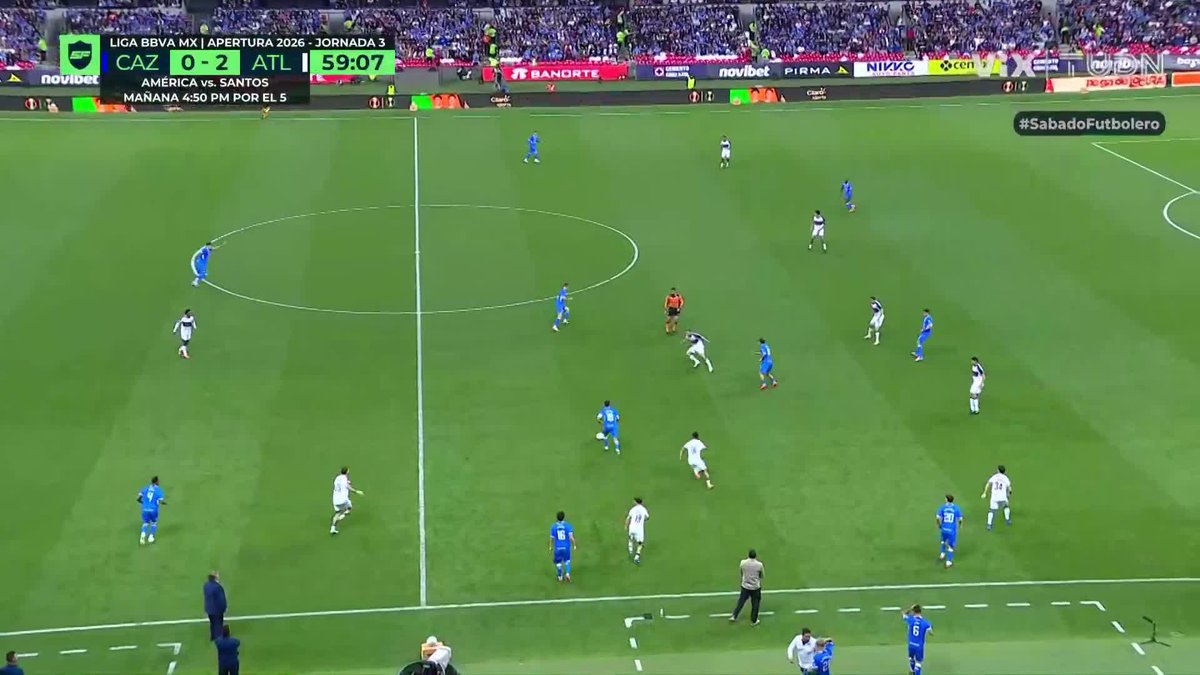 ¡Al fin! Nico Ibáñez rompe el cero de Cruz Azul y los mete al juego con este gol 🔥 #SabadoFutbolero