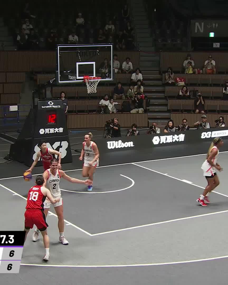 🇯🇵 Japan eliminate Canada and move into the #3x3WSTokyo semifinals! 😤 #3x3WS