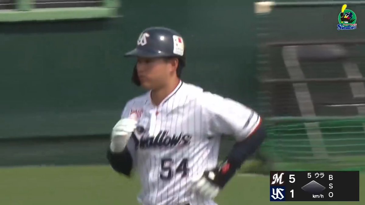 燕の未来 バックスクリーンへ特大弾 田中陽翔 ファーム第3号ホームラン ⚾️ヤクルト×ロッテ(ファーム) #swallows #だったらDAZN #イージースポーツ