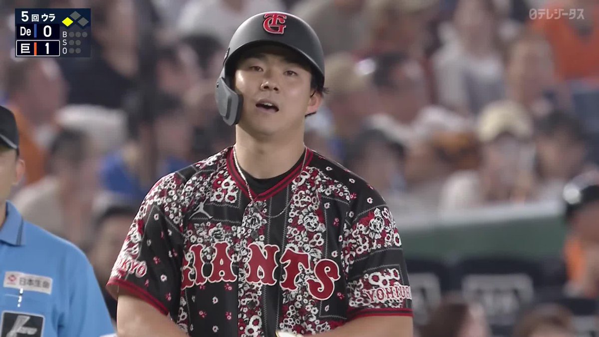 強打からの激走🏃 小笠原慎之介 キャリア初のスリーベースヒット ⚾️巨人×DeNA #ジャイアンツ #だったらDAZN