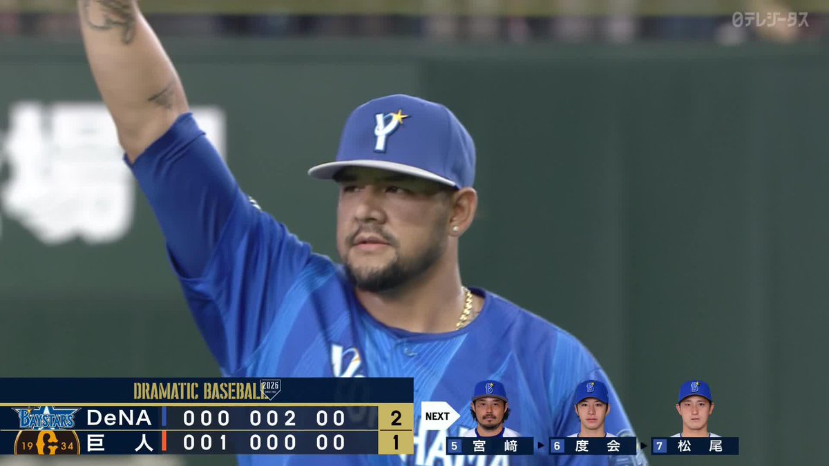 圧倒 本日一軍復帰 🇻🇪ルイーズ 三者連続奪三振 ⚾️巨人×DeNA #baystars #だったらDAZN