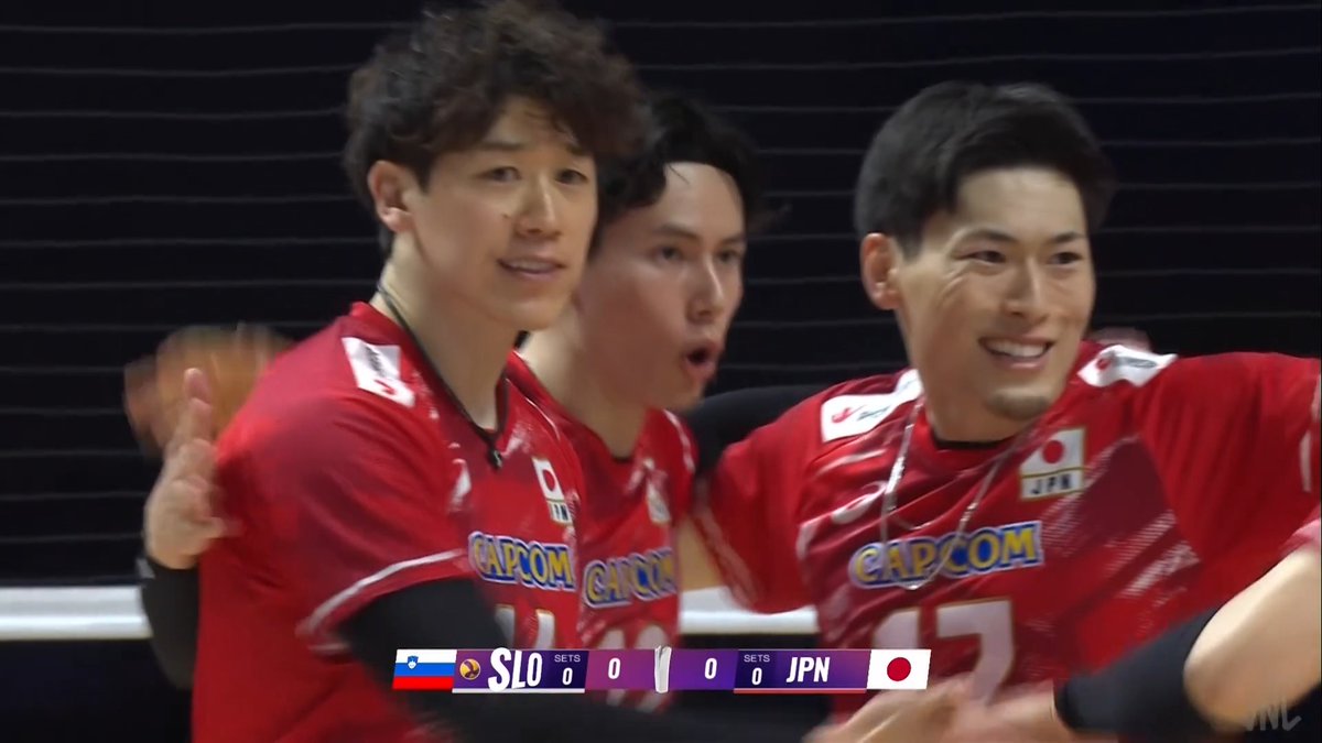 ／ #バレーボールネーションズリーグ ✨🎌 📺地上波TBS系列放送中📺 ＼ 【3位決定戦】 ＜試合開始＞ 🇯🇵日本🆚スロベニア🇸🇮 2大会ぶりのメダルへ‼️ まず #髙橋藍 選手の鮮やかなスパイクで🇯🇵先制点💪 みなさん一緒に応援しましょう📣✨ #VNL2026
