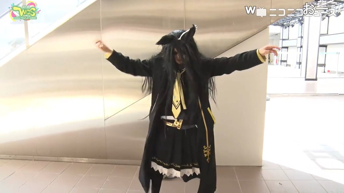 「ウマ娘」マンハッタンカフェのコスプレをしていた、戦地ニキさん【世界コスプレサミット2026】 #コスサミ2026 #ウマ娘
