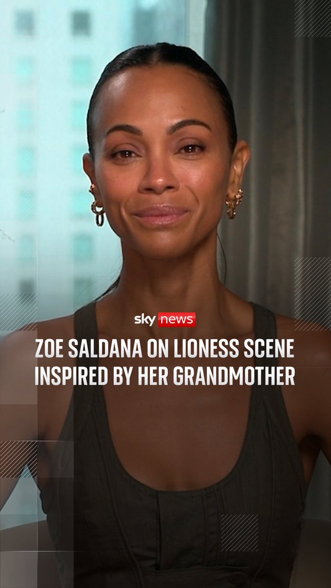 Zoe Saldana says the Paramount Plus show Lioness, which begins releasing episodes from its third season from today, has built her confidence as an actor. She also speaks to Sky's Debbie Ridgard 🎙📱 about a scene that is inspired by her grandmother.