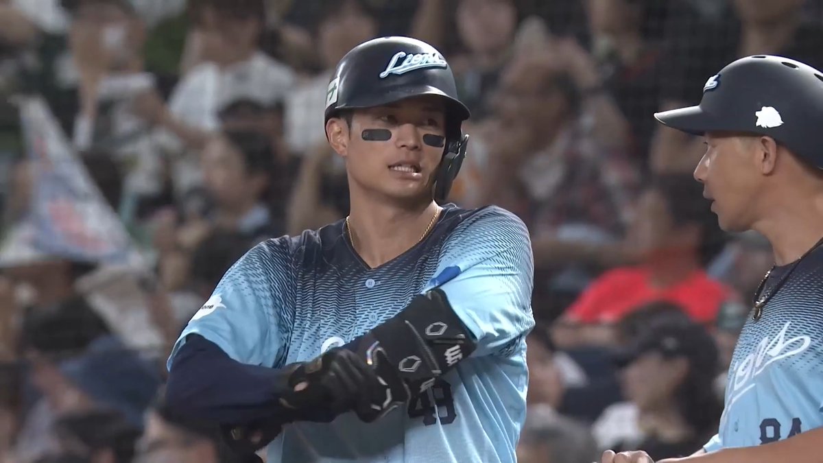 ファインプレーのあとの一打👏 埼玉西武 若林楽人 選手が古巣復帰後初安打🎉 👇スマホ・テレビで試合観戦！