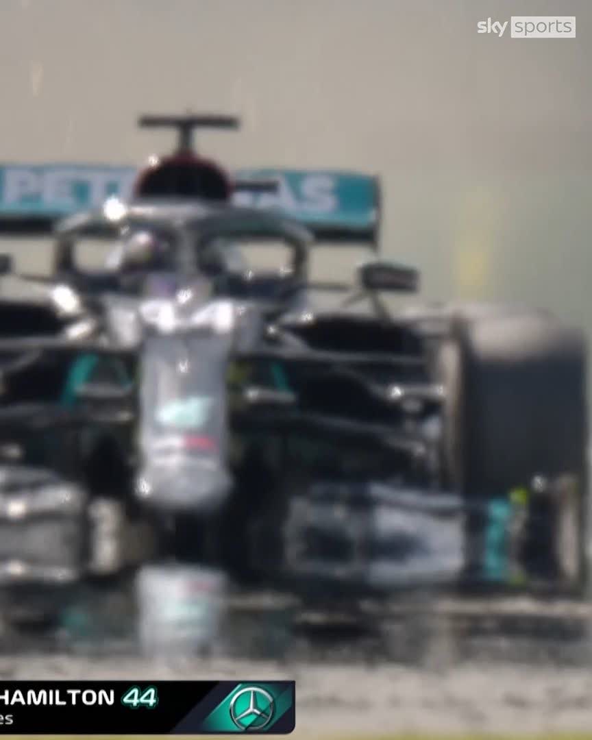 A close call for Lewis Hamilton back in 2020 👀
