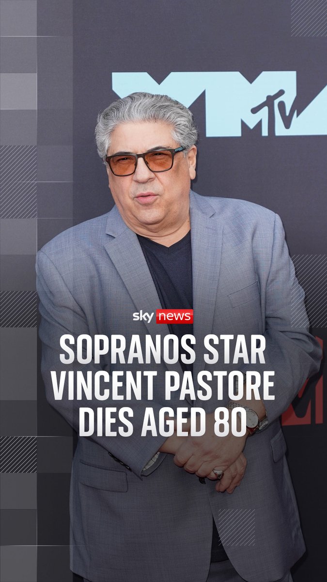 Vincent Pastore, who was best known for his portrayal of Salvatore "Big Pussy" Bonpensiero in the acclaimed mob drama The Sopranos, has died at his home in New York, his manager said. His roles on screen also included Goodfellas and Awakenings, making a name for himself portraying gangsters and tough guys. 🔗