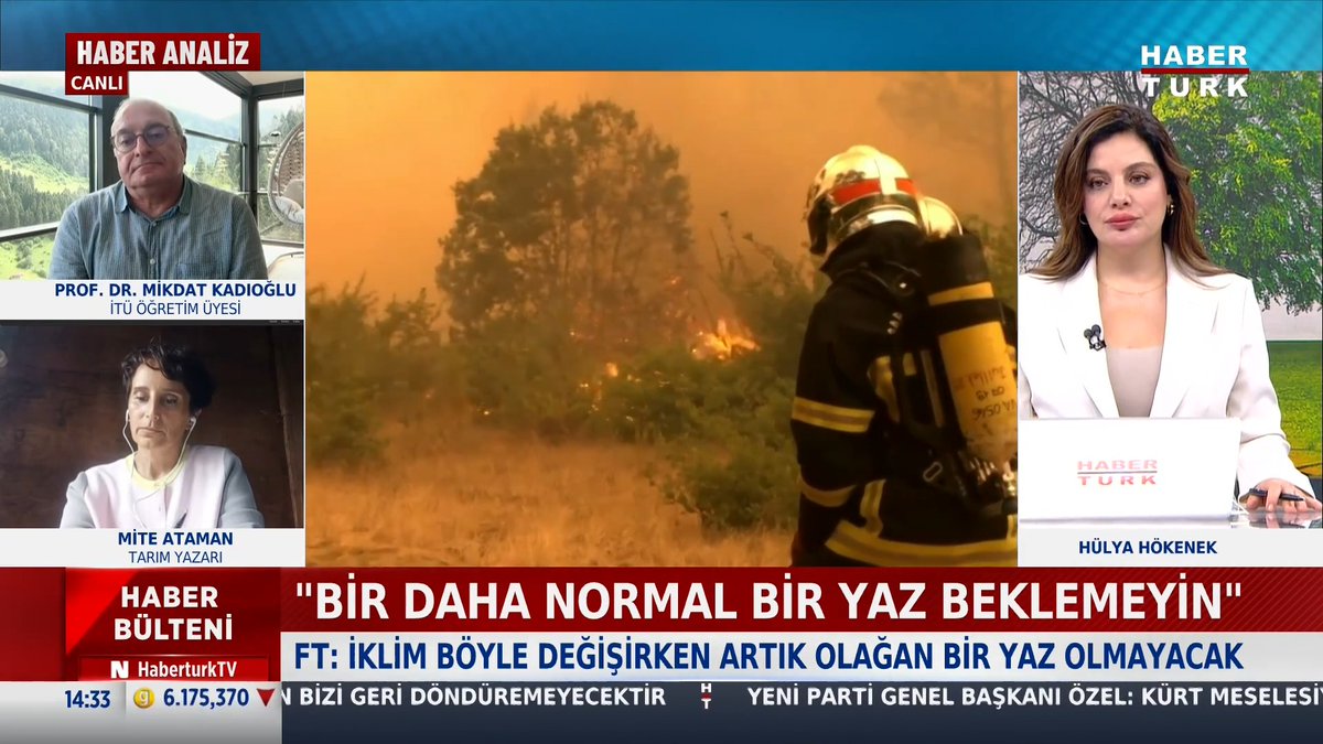 📌"Bir daha normal bir yaz beklemeyin" Bildiğimiz yazların sonuna mı geldik? Akademisyen Prof. Dr. Mikdat Kadıoğlu #HaberBülteni'nde yanıtladı.
