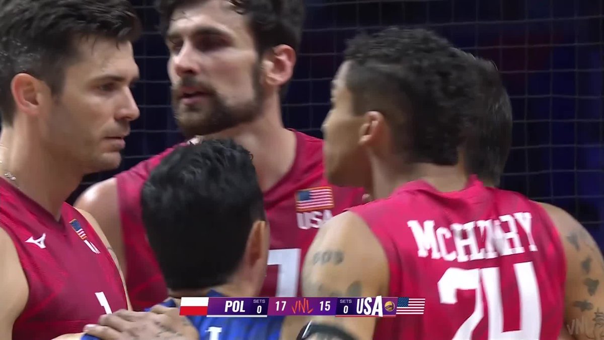 #VNL2026: MERRICK McHENRY TAKES FLIGHT โ๏ธ๐บ๐ธ The middle blocker is attacking from another altitude. ๐คฏ ๐บ LIVE NOW on VBTV: ๐ #BePartOfTheGame #Volleyball #VNLFinals