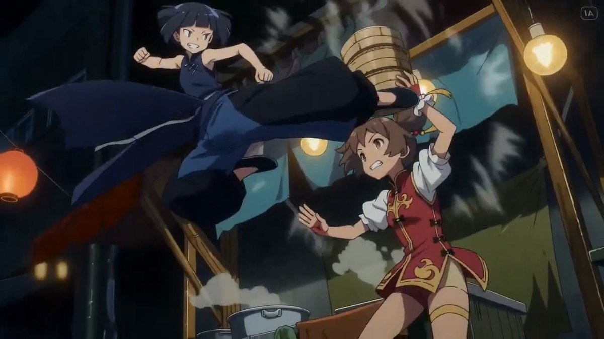 カンフー娘再び😆 せいろ持たせたばかりにすごく苦労しました😭 #DreaminaAI #DreaminaCPP #DreaminaSeedance25