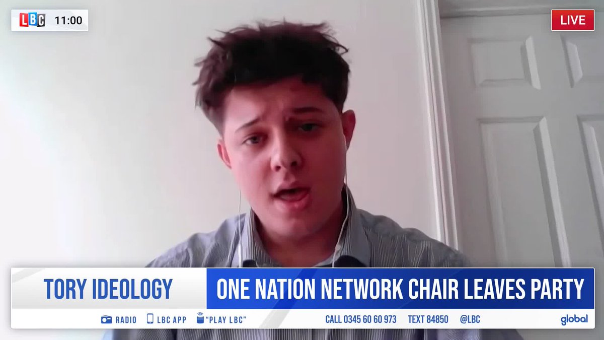 ‘What point is there staying in the Conservative Party, if you’re compromising so many values you don’t recognise yourself anymore?' Cody Butler explains to @Lewis_Goodall why he resigned as chairman of the One Nation Conservative Network.