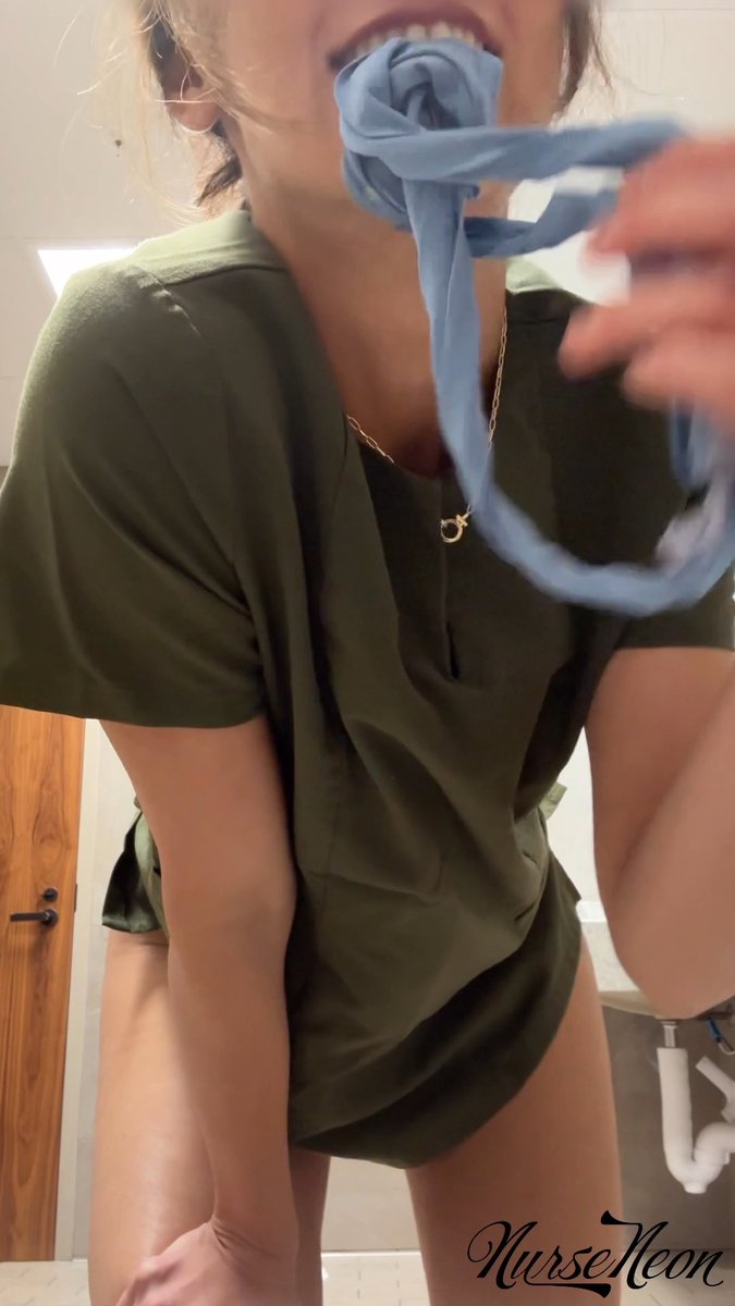 I didn’t want to be too loud at work, so I stuffed my mouth with my wet panties