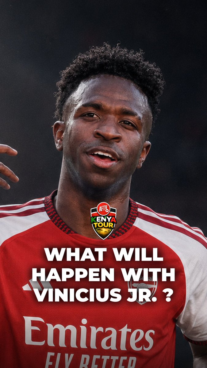 Do you think Vinicius Jr. will refuse to renew with Madrid to move to Arsenal? 🤔👀 Post to join the conversation! #ShareYourFootahMoments with us and use #GameIkoOn + tag Safaricom PLC in your content. Always stay connected using B-Live: 3 hours for KSh 50 via My OneApp 👉 #AFTVKenya #TransferDaily