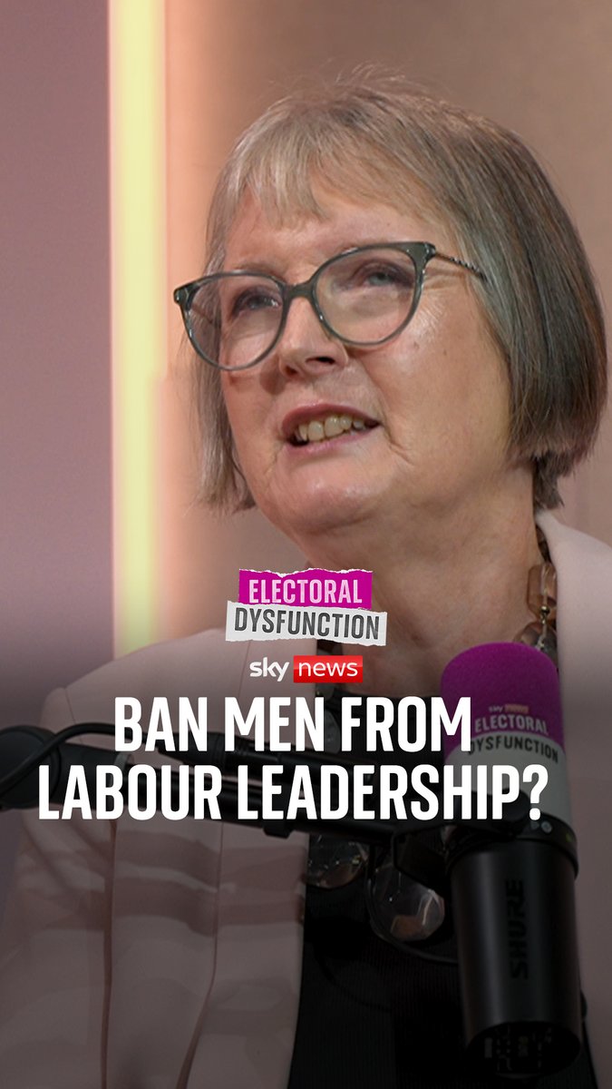 Should men be banned from standing in the next Labour leadership contest? Harriet Harman thinks it could be the only way to finally get a female leader. 🎧 Hear the full chat with Beth Rigby on Electoral Dysfunction here 👉