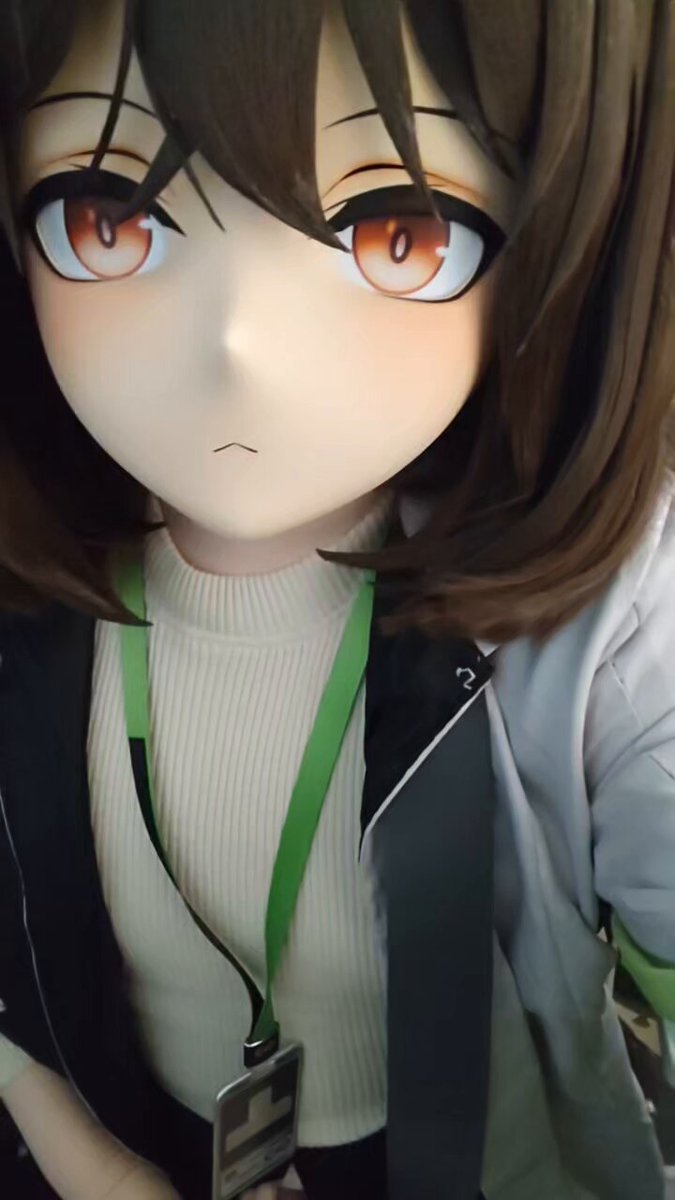 #kigurumi #着ぐるみ 试着录了自己喜欢的呼吸声…总之就是看不见也呼吸不了了
