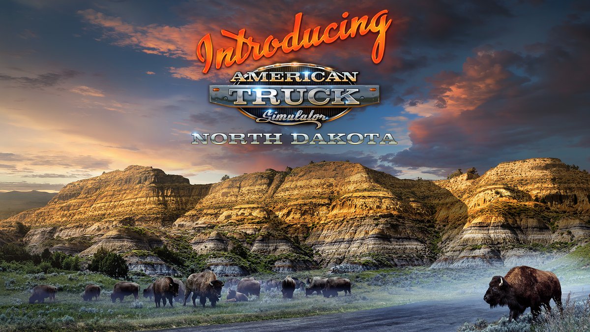 We are excited to reveal the upcoming North Dakota DLC for American Truck Simulator! Get ready to explore a state filled with sweeping prairies, fertile farmland, winding rivers, and endless skies as we continue expanding the world of ATS. 🚛 See more 👉