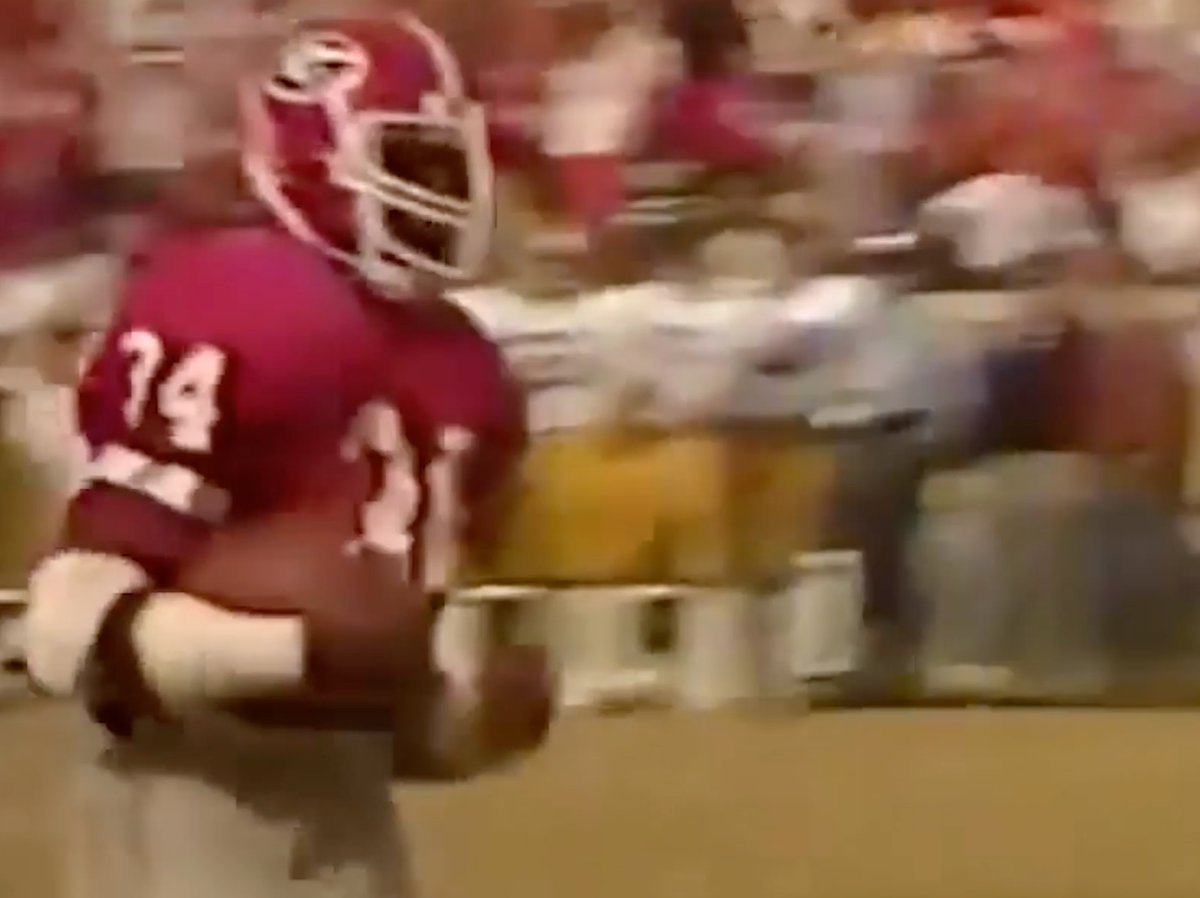 We’re Herschel Walker days away from some Georgia football‼️ Greatest college football player of all time! #34Days #DGD