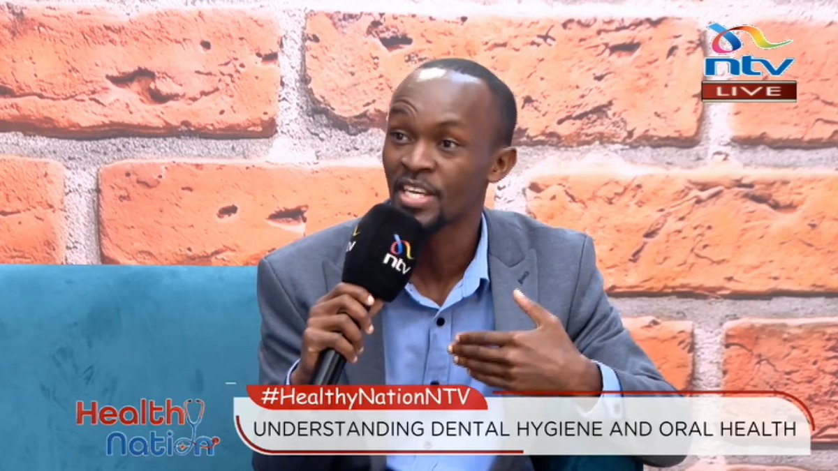 Dr Kahura Mundia: The process of getting a toothache takes about five years. It starts slowly because of not cleaning your teeth or exposing them to excess sugars. Brushing your teeth with the traditional mswaki (kijiti) still works. #HealthyNationNTV