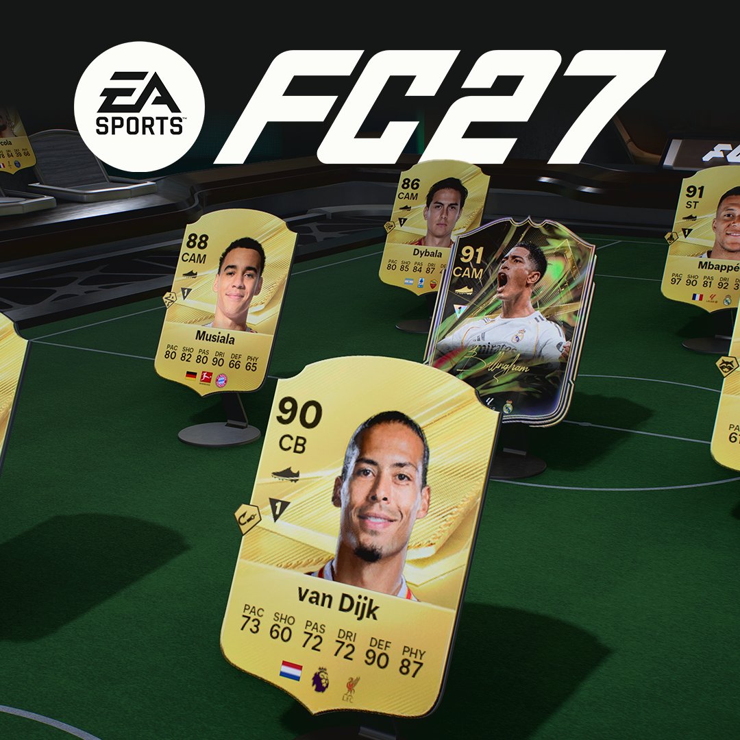 Take your dream squad to new heights. Introducing the new features coming to #FC27 Ultimate Team: 🖼️ FUT Gallery 👥 Simplified SBCs ✨ Holographic items Pre-order now: