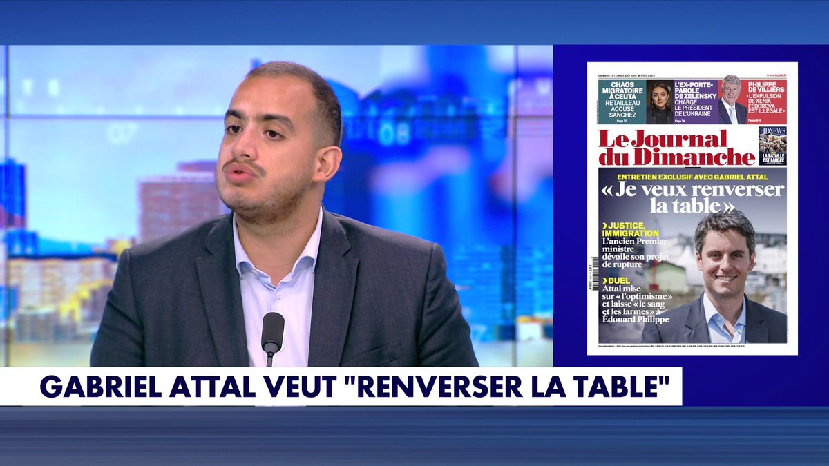 Amine Elbahi, juriste, dans #PunchlineEte : «Gabriel Attal est parfois plus macroniste qu'Emmanuel Macron» Toute l'info est à retrouver sur