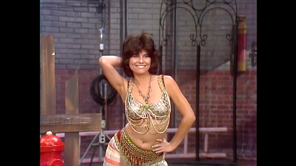 Adrienne Barbeau go-go dancing on Maude in 1973. Too hot for then. Probably still too hot now. She actually did this for a living before acting. โYou can meet me round the corner in a half an hour.โ