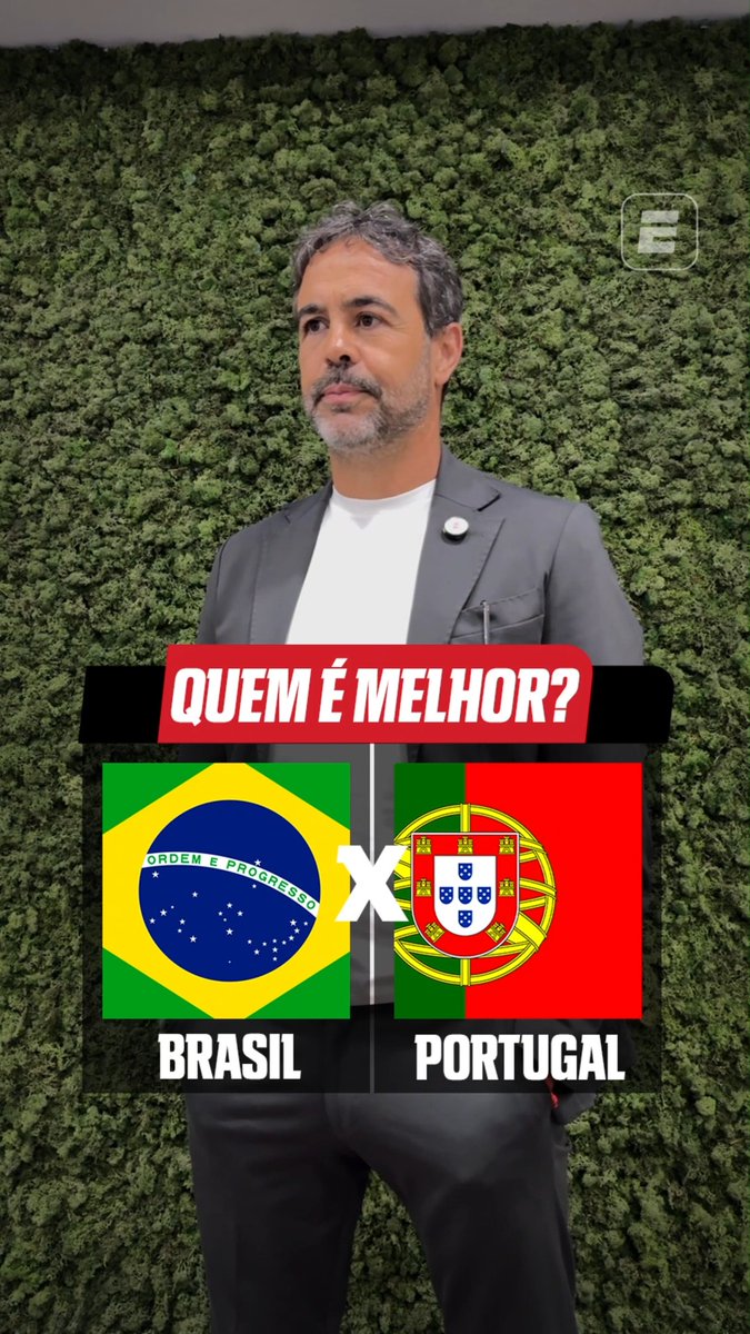 Brasil ou Portugal com o mister Artur Jorge.