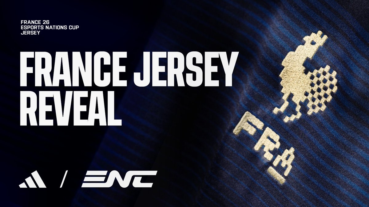 The official France 26 Esports Nations Cup Jersey.