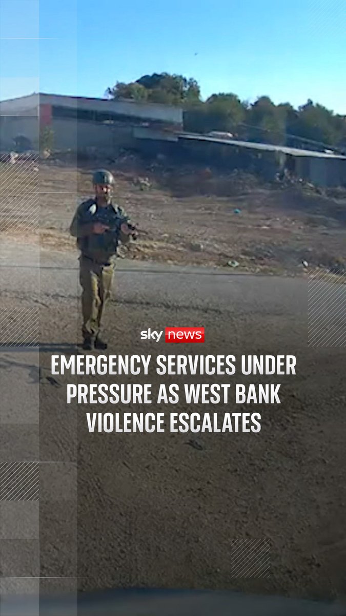 Sky's John Sparks reports from the West Bank on the impact of the escalating violence and the challenges of delivering urgent care under an increased Israeli military presence. 🔗