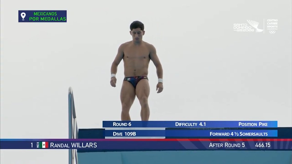 ¡RANDAL WILLARS SE CUELGA OTRO ORO! 🇲🇽🥇 Con un clavado de dificultad de 4.1 y una calificación de 💯 puntos, el mexicano asegura la medalla áurea, mientras que Emilio Treviño se lleva la plata en plataforma 10 metros 🥈 #LosJuegosxFSMX