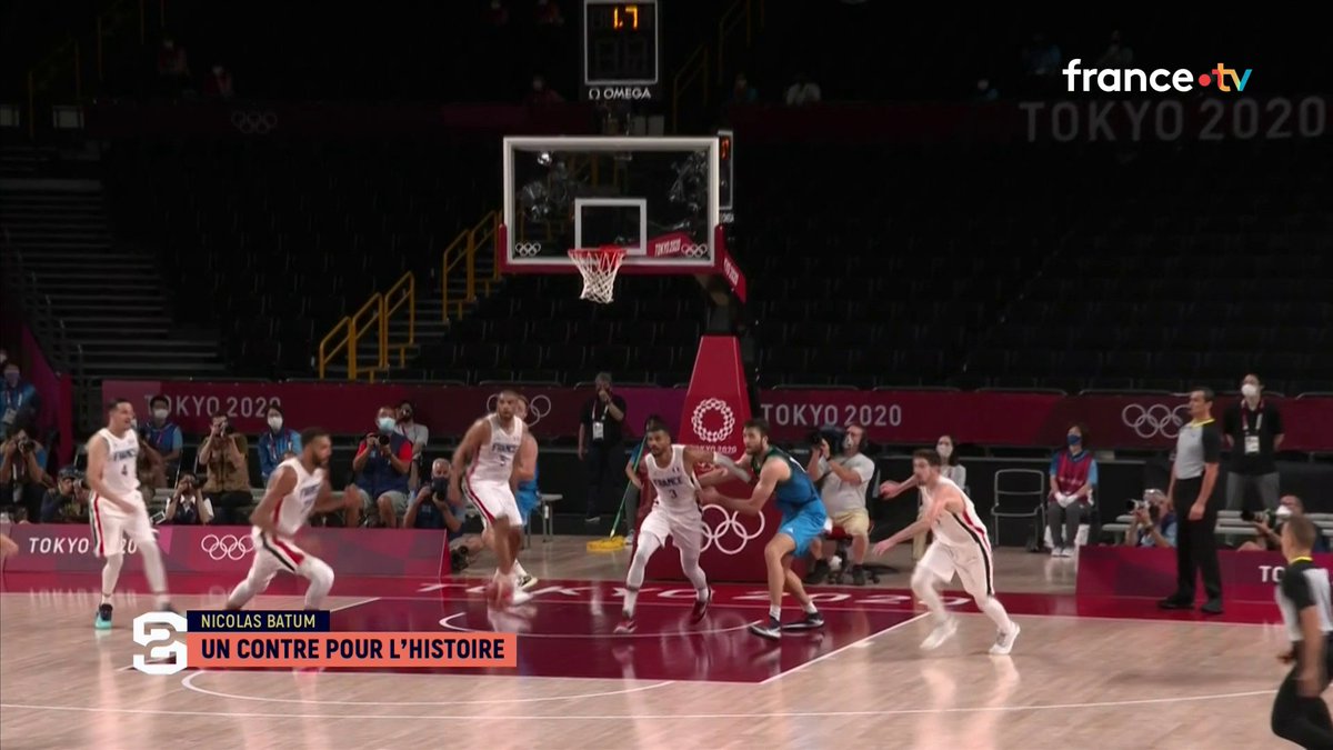 #Stade2 | 🏀 Nicolas Batum raconte son contre historique 🇫🇷 Cinq ans après, Nicolas Batum replonge dans les coulisses de l'une des actions les plus marquantes de l'histoire du basket français. 📺 L'émission en direct sur