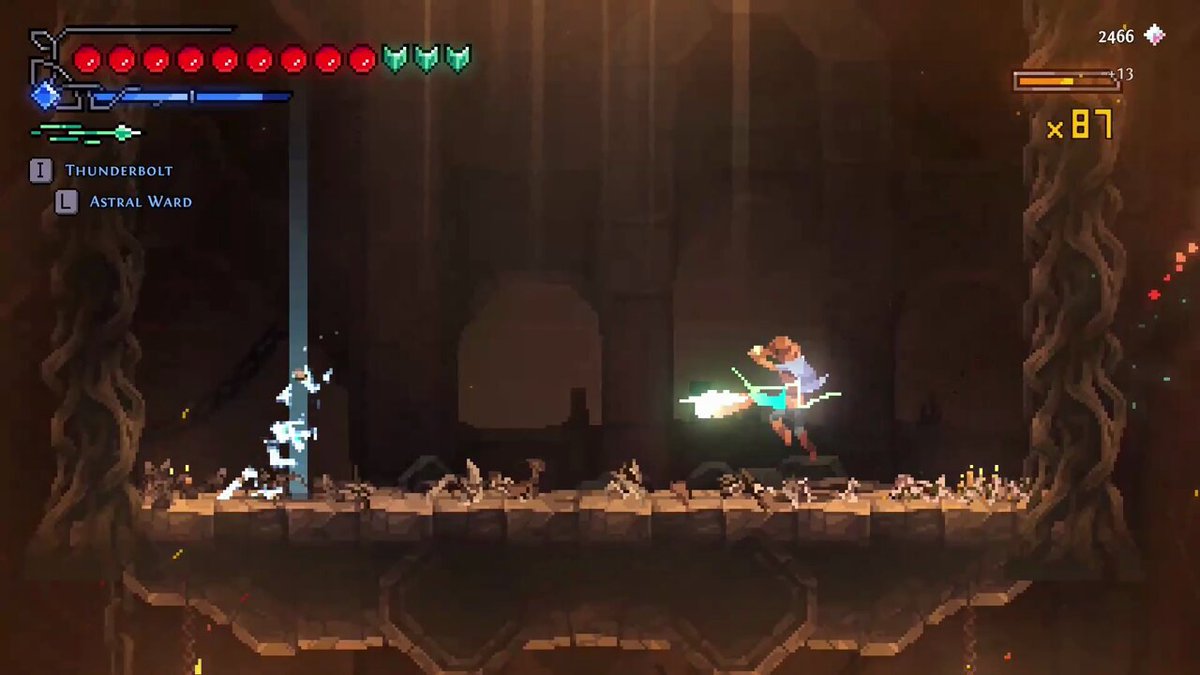 A closer look at what you can do with the Lightning Spear ⚡️ #indiegame #metroidvania